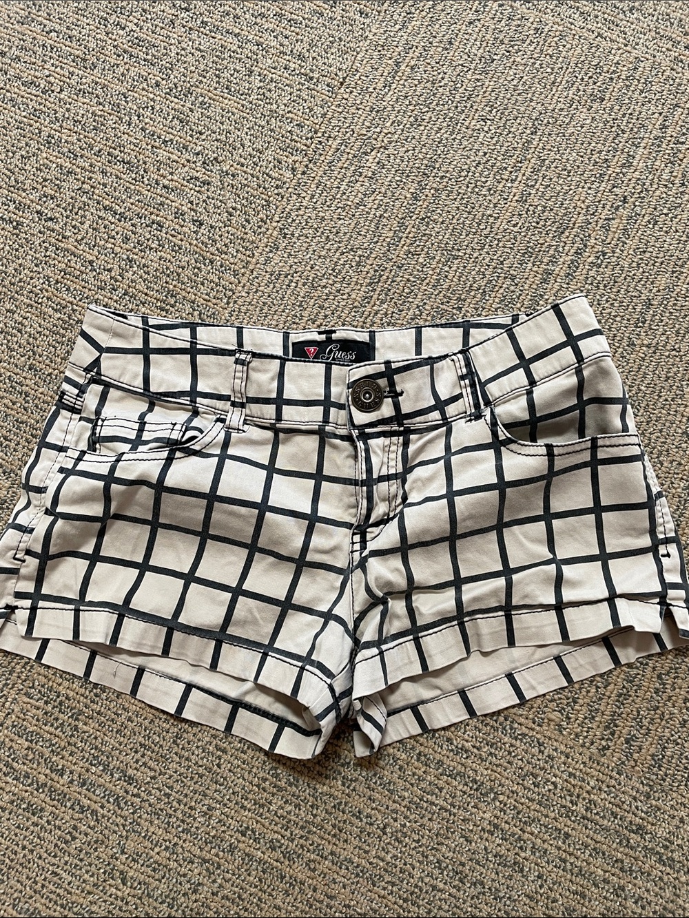 Vintage Y2K GUESS lowrise shorts